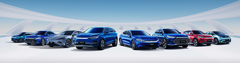 Gamme BYD 100% électrique